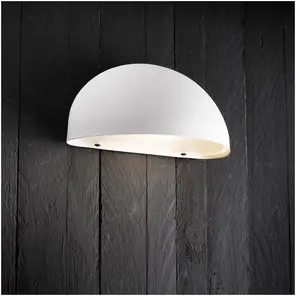 Comparateur de prix : Applique murale scorpius, Métal, Couleur Blanc, E14, H.10, IP33 / Nordlux Extérieur