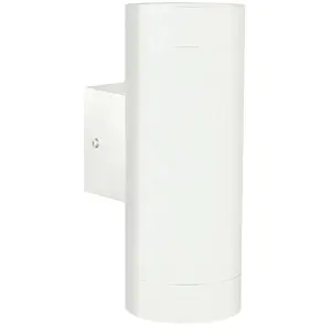 Comparateur de prix : Nordlux Applique d'extérieur Tin Maxi Double, métal blanc