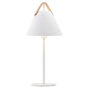 Comparateur de prix : Design For The People STRAP-Lampe à poser Métal/Cuir H55cm