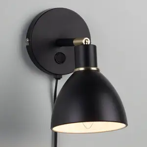 Nordlux Applique noire Ray avec abat-jour ajustable pas cher