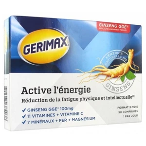 Gerimax active l'énergie 90 comprimésVendu parparasanteonline