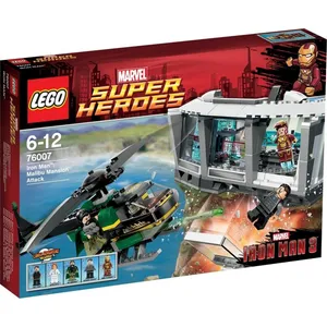 Lego Marvel - Iron Man : L'attaque De La Villa De Malibu - 76007 pas cher