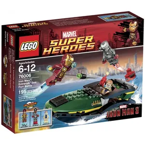 Lego Marvel - Iron Man : La Bataille Du Port Extremis - 76006 pas cher