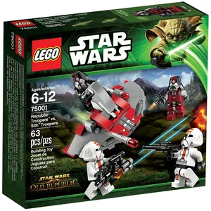 Lego Star Wars - Republic Troopers Vs. Sith Troopers - 75001 pas cher