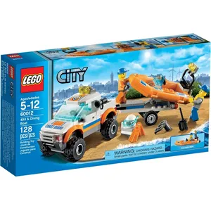 LEGO® City 60012 Le transporteur du bateau du gardecôtes pas cher
