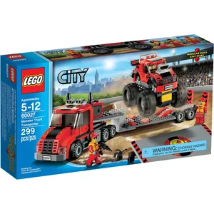 Lego City - Le Camion De Transport Du Monster Truck - 60027 pas cher