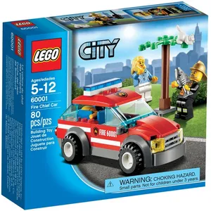 Lego City - La Voiture Du Chef Des Pompiers - 60001 pas cher