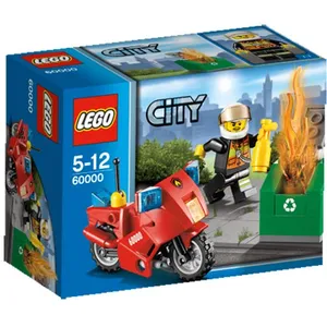 Jeu de construction LEGO - LEGO City - La moto des pompiers - Garçon - A partir de 5 ans - 40 pièces pas cher