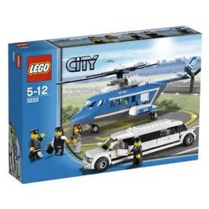 Lego city - 3222 - hélicoptère et limousine pas cher