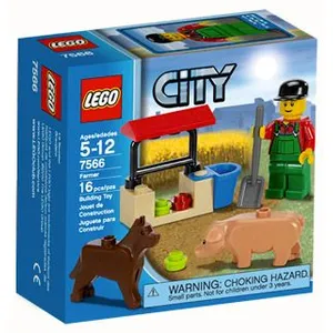 Lego City - Le Fermier - 7566 pas cher