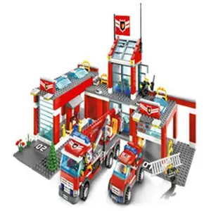 7945 La caserne des pompiers, Lego City pas cher