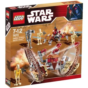 Lego Star Wars - Hailfire Droid & Spider Droid - 7670 pas cher