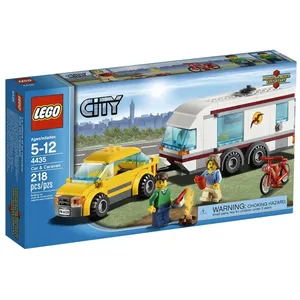 Lego City - La Voiture Et Sa Caravane - 4435 pas cher