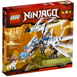 Lego Ninjago - L'attaque Du Dragon De Glace - 2260 pas cher