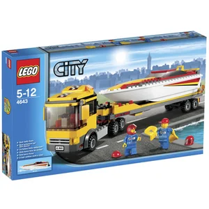 LEGO® City 4643 Le transport du bateau à moteur pas cher