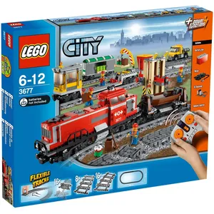 Lego Lego City - Train De Marchandises Rouge - 3677 pas cher