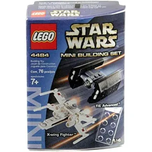 LEGO 4484 MINI Chasseur X-Wing et TIE Advanced pas cher