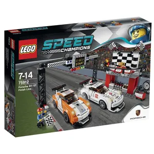 LEGO® Speed Champions 75912 La Ligne d'Arrivée de la Porsche 911 pas cher