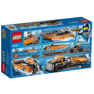 Comparateur de prix : LEGO® City 60085 Le 4 x 4 Avec Hors - Bord