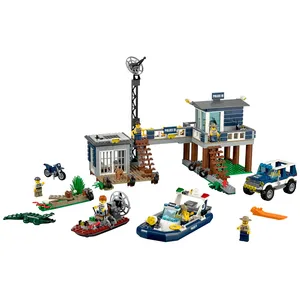 Lego Lego City - Le Poste De Police Des Marais - 60069 pas cher