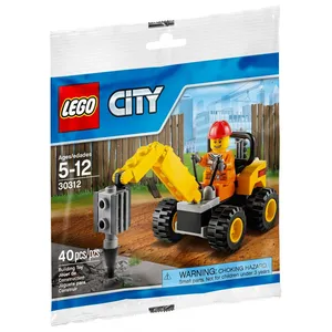 Lego City - La Foreuse De Démolition (Polybag) - 30312 pas cher