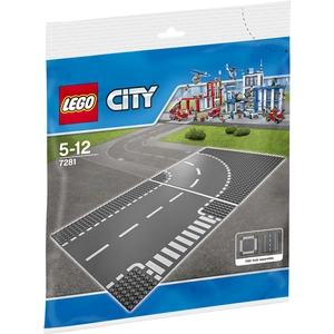 LEGO® City 7281 Virage et croisement pas cher