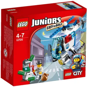 Lego Juniors - La Poursuite En Hélicoptère De Police - 10720 pas cher