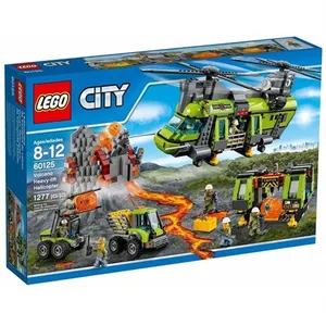 Lego City 60125: L'hélicoptère de transport du volcan pas cher