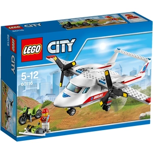 Lego City - L'avion De Secours - 60116 pas cher