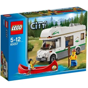 Lego City - Le Camping-Car Et Son Canoë - 60057 pas cher