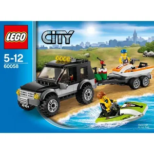 Lego City - Le 4x4 De Transport Des Scooters Des Mers - 60058 pas cher