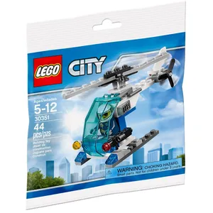 Lego City - Hélicoptère De Police (Polybag) - 30351 pas cher