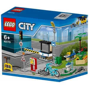 Lego City - Ensemble D'accessoires Construis Ma Ville Lego City - 4017... pas cher
