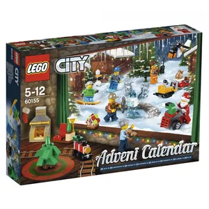 Lego Lego City - Calendrier De L'avent Lego City 2017 - 60155 pas cher