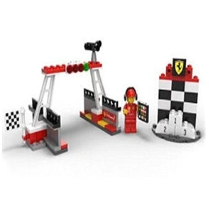 2014 The New Shell V-power Lego Collection Finish Line Podium Set 4019... pas cher