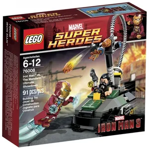 Lego Marvel - Iron Man Contre Le Mandarin : L'ultime Combat - 76008 pas cher