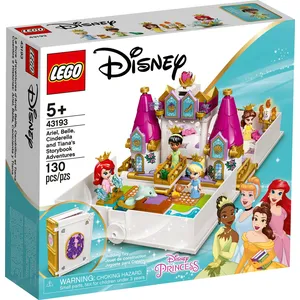 LEGO® Disney 43193 Les Aventures d Ariel, Belle, Cendrillon et Tiana d... pas cher