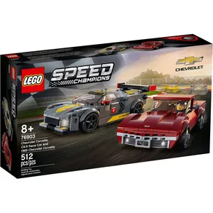 Comparateur de prix : LEGO® Speed Champions 76903 Chevrolet Corvette C8.R Race Car et 1968 C...