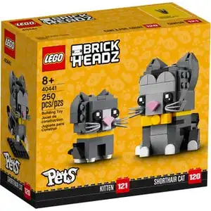 LEGO BrickHeadz Shorthair Cats, jeu de construction, 8 ans, plastique,... pas cher