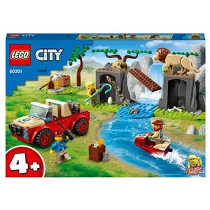 Jeux de construction - Le sauvetage des animaux 4x4 Lego City 60301 TU pas cher