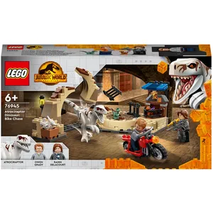 Lego Jurassic World - La Poursuite En Moto De L'atrociraptor - 76945 pas cher