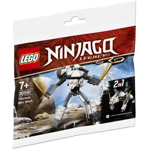 Comparateur de prix : LEGO NINJAGO TITANIUM MINI MECH POLYBAG SET 30591 (SAC)