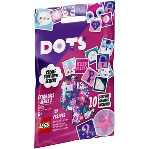 Tuiles de décoration LEGO DOTS - Série 3 pour créations uniques - Neuf pas cher