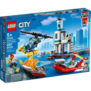 Lego City - Les Garde-Côtes Et Les Marins-Pompiers En Mission - 60308 pas cher