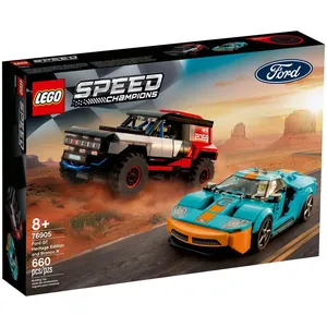 Comparateur de prix : Lego Speed Champions - Ford Gt Heritage Edition Et Bronco R - 76905