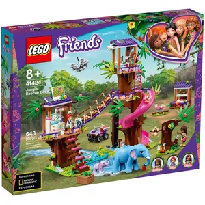 LEGO® Friends 41424 La base de sauvetage dans la jungle pas cher