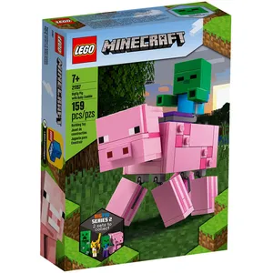 LEGO® Minecraft 21157 Bigfigurine cochon et bébé zombie pas cher