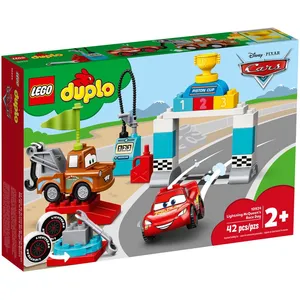 LEGO DUPLO Disney - Cars - Le jour de course de Flash McQueen - 10924 pas cher