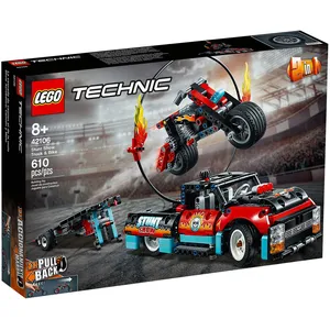 Comparateur de prix : LEGO® Technic 42106 Le spectacle de cascades du camion et de la moto