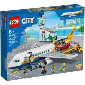 LEGO City: L’avion de Passagers, Jouet de Construction Terminal et Camion pour Enfants(60262) pas cher